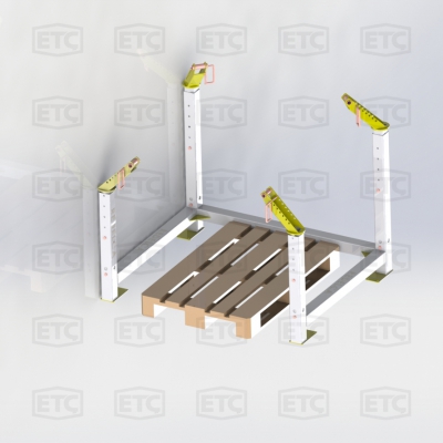 Étagère de stockage des déchets