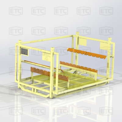 cassa per trasporto cofano motore