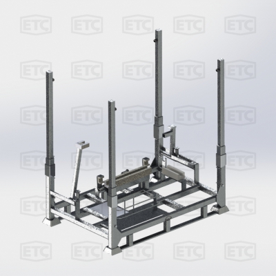 Étagèrede transport pour réfrigérateur bus.