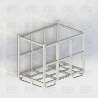 cassa per ubicazione rotoli tessuto